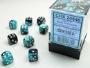 36 Black-Shell/White Gemini D6 Dice Set - CHX26846