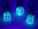 Sky w/ Silver 12mm d6 Dice Block - CHX27966