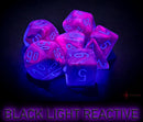 Chessex - Festive Violet/White Polyhedral 7-Dice Set (CHX27457)