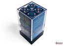 Chessex 16mm d6 Dice Set: Opaque - Dusty Blue/Copper - CHX 25626 (12)
