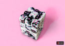Chessex 12mm d6 Dice Set: Gemini - Black-White w/Pink - CHX 26869 (36)