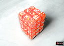 Chessex 12mm d6 Dice Set: Festive - Dahlia w/White - CHX 27953 (36)