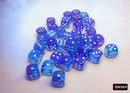 Chessex 12mm d6 Dice Set: Nebula - Aura/white - CHX 27967 (36)