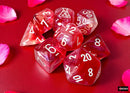 Chessex: Lab Dice - Borealis/Passion with White - 7-Dice Set (CHX30070)