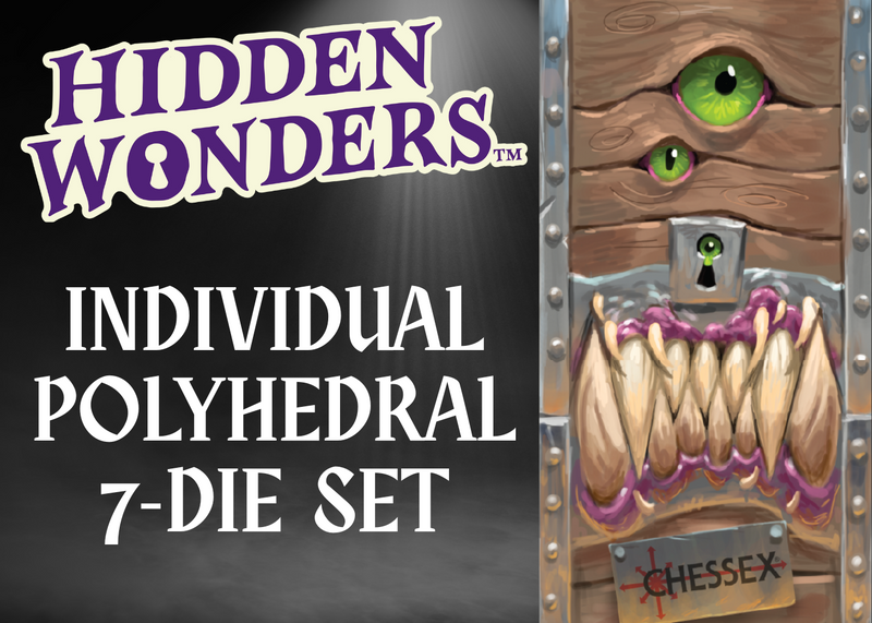 Chessex - Hidden Wonders Mystery 7-Die Polyhedral Set