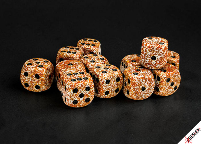 Chessex 16mm d6 Dice Set: Speckled - Rust - CHX 25733 (12ct)
