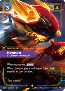front of card Kennen, Storm of Shuriken (Alternate Art) [Vendetta] 113a/166