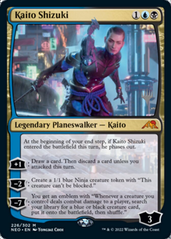 Kaito Shizuki (Promo Pack) [Kamigawa: Neon Dynasty Promo Pack]