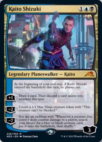 Kaito Shizuki (Promo Pack) [Kamigawa: Neon Dynasty Promo Pack]