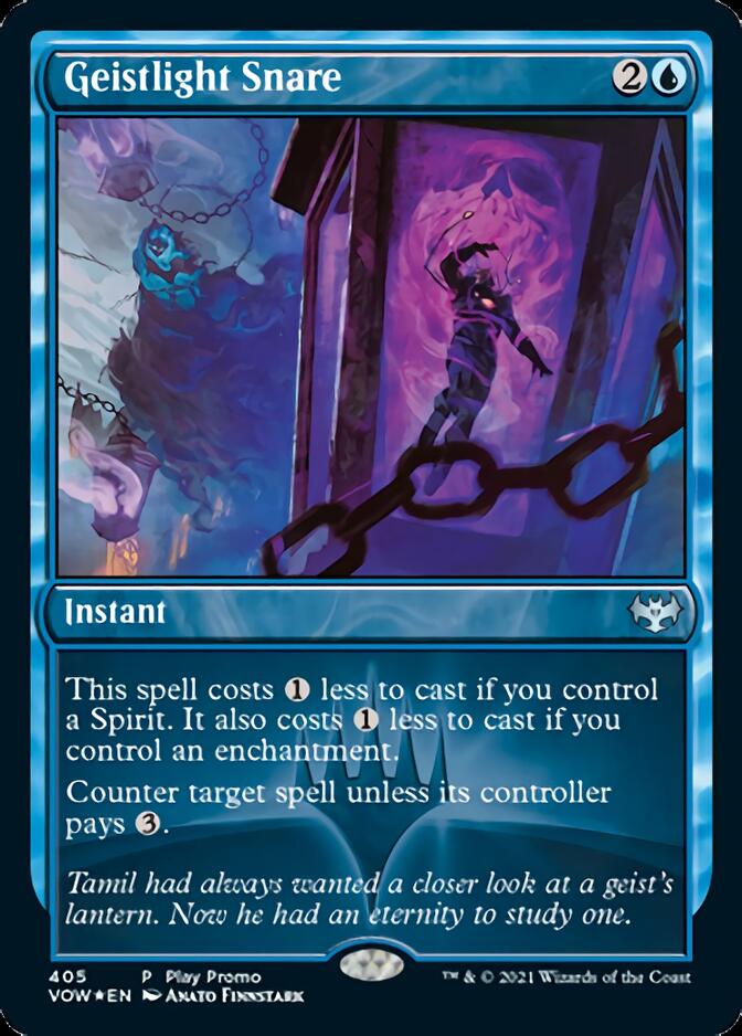 Geistlight Snare (Play Promo) [Innistrad: Crimson Vow Promo Pack]