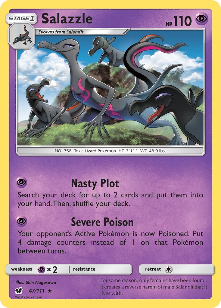 Salazzle (47/111) (Sun & Moon: Crimson Invasion) [Theme Deck Exclusive]