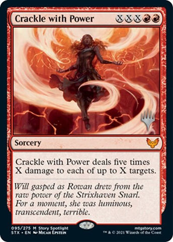 Crackle with Power (Promo Pack) [Strixhaven: School of Mages Promo Pack]