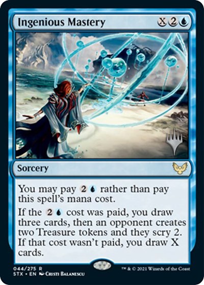 Ingenious Mastery (Promo Pack) [Strixhaven: School of Mages Promo Pack]