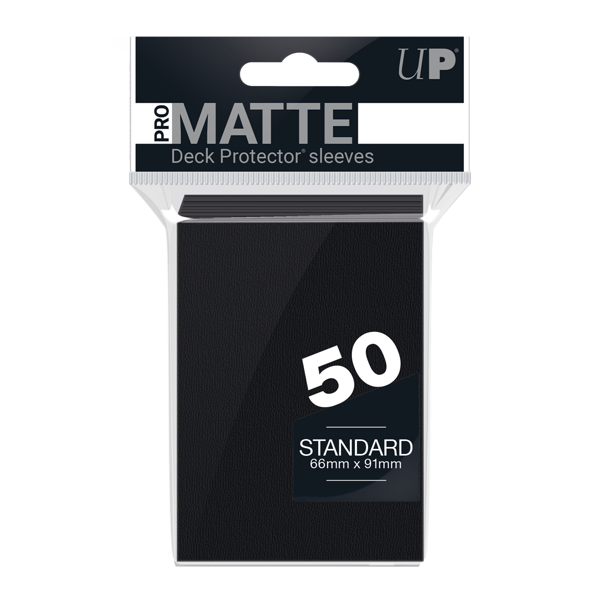 Ultra PRO: Standard 50ct Sleeves - PRO-Matte (Black)