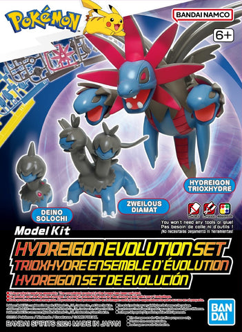 Pokemon Model Kit: Hydreigon Evolution Set