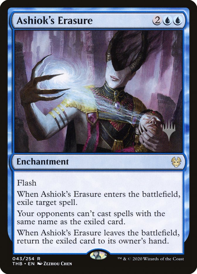 Ashiok's Erasure (Promo Pack) [Theros Beyond Death Promo Pack]