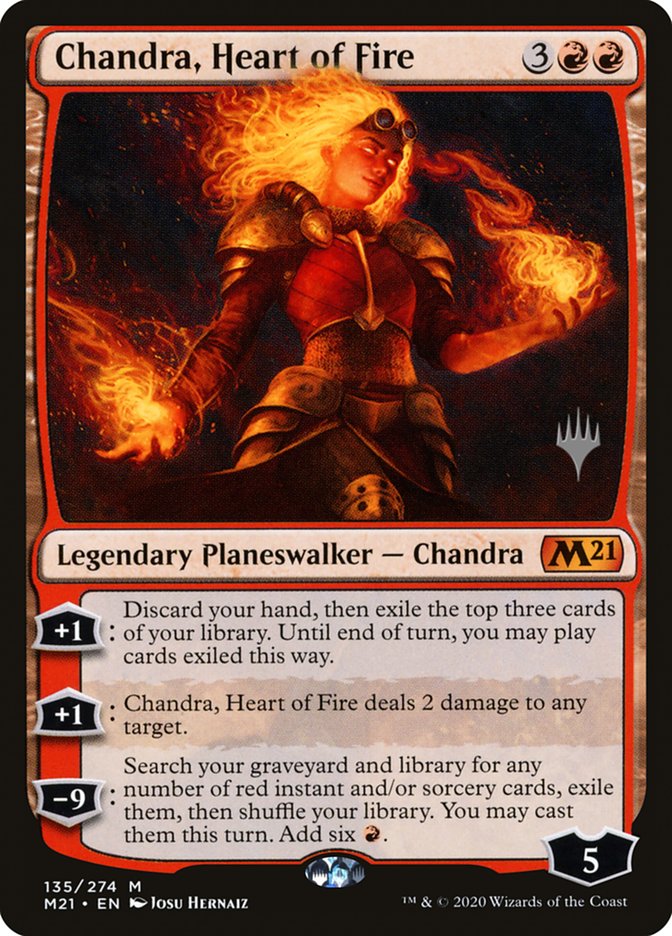Chandra, Heart of Fire (Promo Pack) [Core Set 2021 Promo Pack]