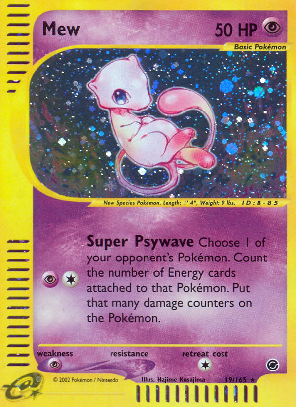 Mew (19/165) [Expedition: E-Card Base Set]