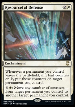 Resourceful Defense (Promo Pack) [Streets of New Capenna Commander Promo Pack]