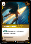 front of card Blast of Power [Origins: Proving Grounds]