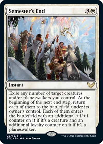 Semester's End (Promo Pack) [Strixhaven: School of Mages Promo Pack]