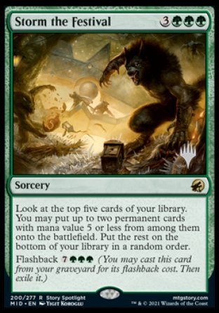 Storm the Festival (Promo Pack) [Innistrad: Midnight Hunt Promo Pack]