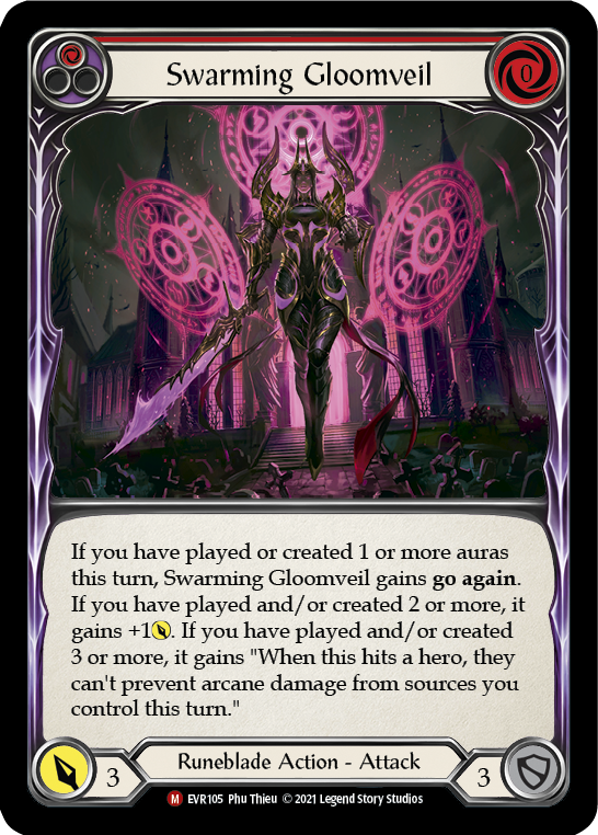 Swarming Gloomveil [EVR105] (Everfest) 1st Edition Normal