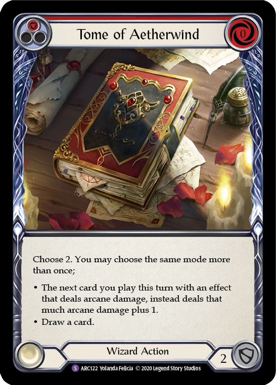 Tome of Aetherwind [U-ARC122] (Arcane Rising Unlimited) Unlimited Normal