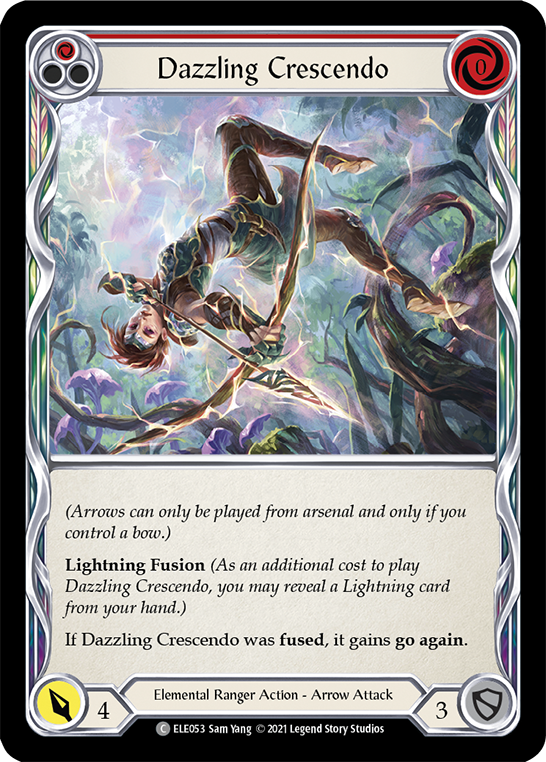 Dazzling Crescendo (Red) [ELE053] (Tales of Aria) 1st Edition Normal