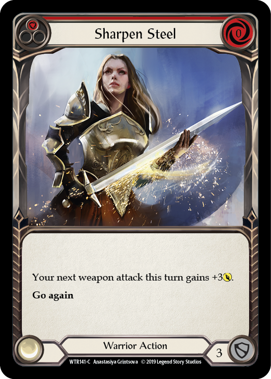 Sharpen Steel (Red) [WTR141-C] (Welcome to Rathe) Alpha Print Normal
