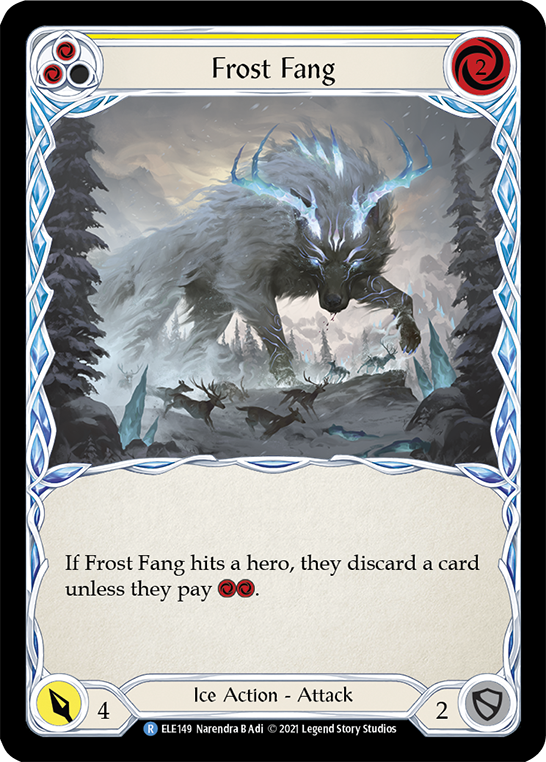 Frost Fang (Yellow) [ELE149] (Tales of Aria) 1st Edition Normal