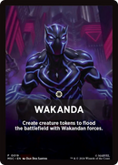 Wakanda Theme Card [Marvel Super Heroes Commander]