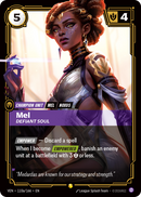 front of card Mel, Defiant Soul (Alternate Art) [Vendetta] 110a/166