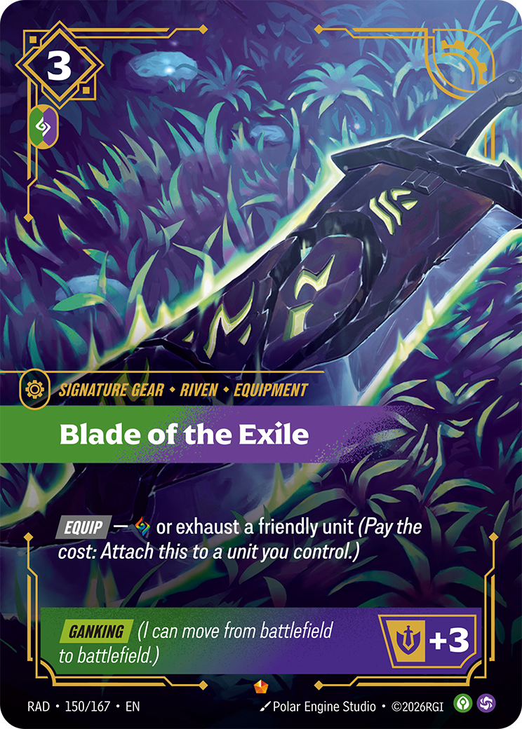 front of card Blade of the Exile [Radiance] 150/167