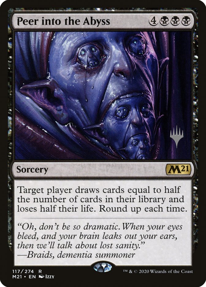 Peer into the Abyss (Promo Pack) [Core Set 2021 Promo Pack]