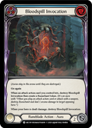Bloodspill Invocation (Blue) [U-ARC108] (Arcane Rising Unlimited) Unlimited Normal