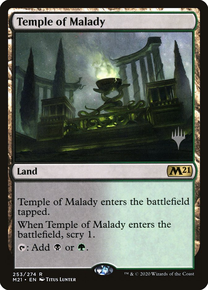 Temple of Malady (Promo Pack) [Core Set 2021 Promo Pack]