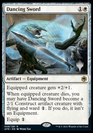 Dancing Sword (Promo Pack) [Dungeons & Dragons: Adventures in the Forgotten Realms Promo Pack]