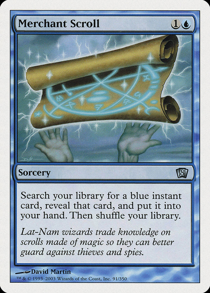 (Oversized) Merchant Scroll (8th Edition) [Oversize Cards]