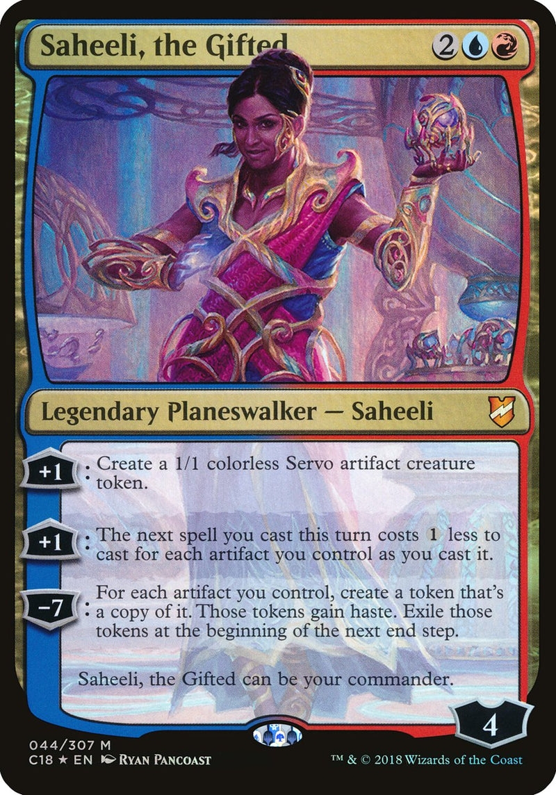(Oversized) Saheeli, the Gifted [Commander 2018 Oversized]
