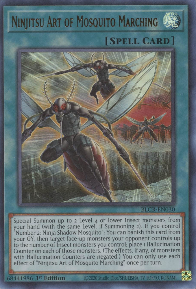 Ninjitsu Art of Mosquito Marching [BLCR-EN030] Ultra Rare