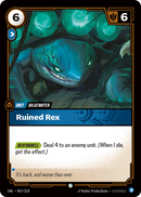 front of card Ruined Rex [Unleashed] 067/219