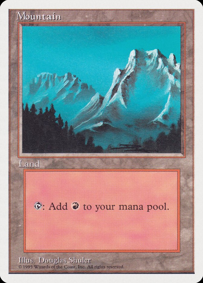 Mountain (Tallest Mountain on the Right) (1995 Reprint) [Rivals Quick Start Set]