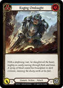Raging Onslaught (Blue) [BVO024-C] (Bravo Hero Deck) 1st Edition Normal