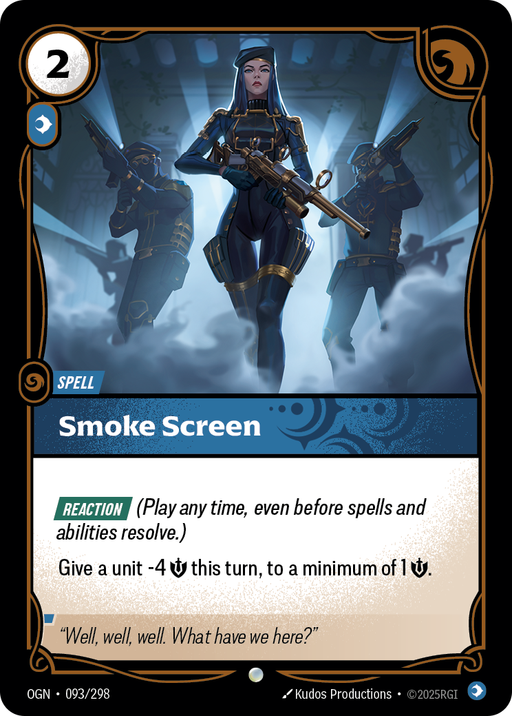 front of card Smoke Screen [Origins] #093