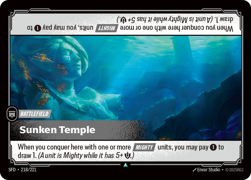 front of card Sunken Temple [Spiritforged] 218/221