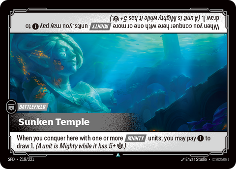 front of card Sunken Temple [Spiritforged] 218/221