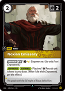 front of card Noxian Emissary [Vendetta] 128/166