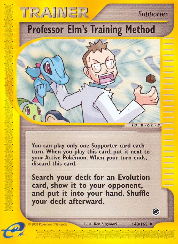 Professor Elm's Training Method (148/165) [Expedition: E-Card Base Set]