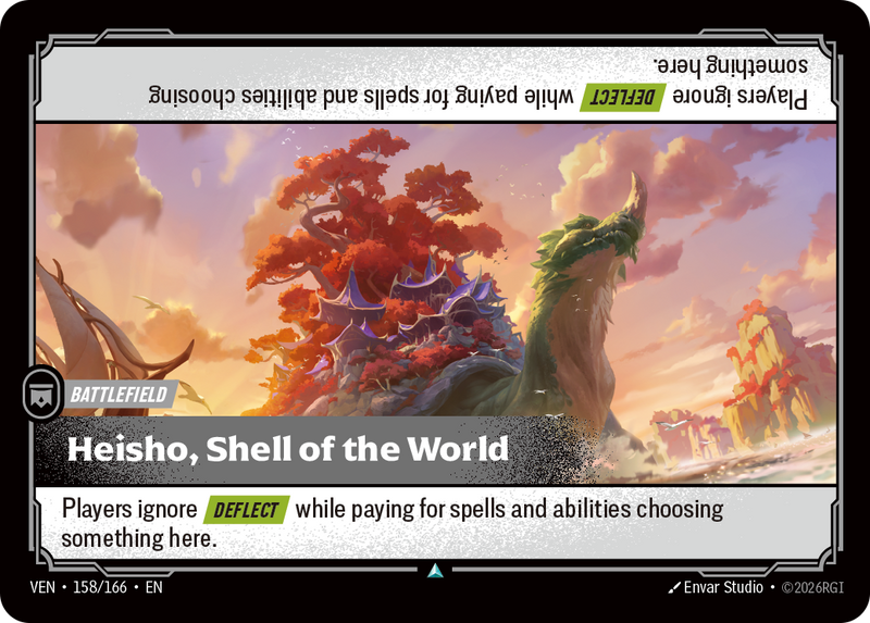 front of card Heisho, Shell of the World [Vendetta] 158/166
